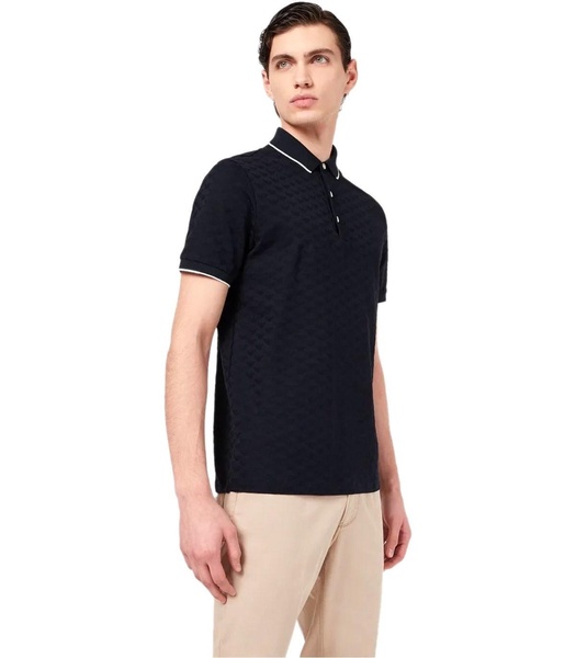 Emporio Armani  Navy Blue Polo Shirt