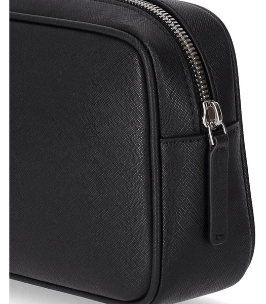 emporio armani black toiletry bag