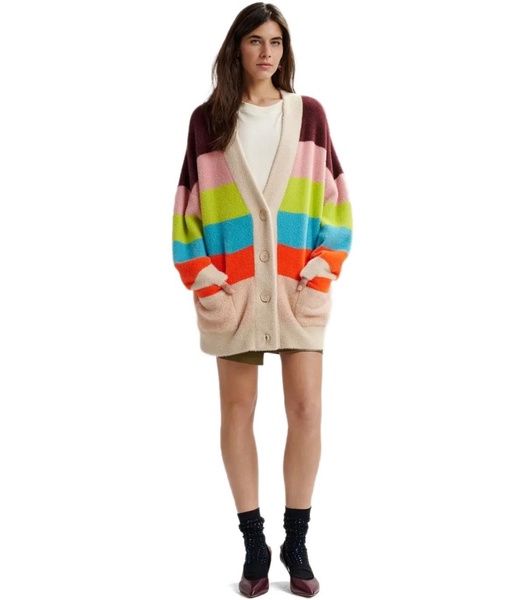 essentiel antwerp gaan multicolored cardigan