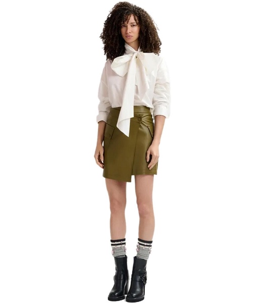 Essentiel Antwerp  Gradual Olive Green Skirt