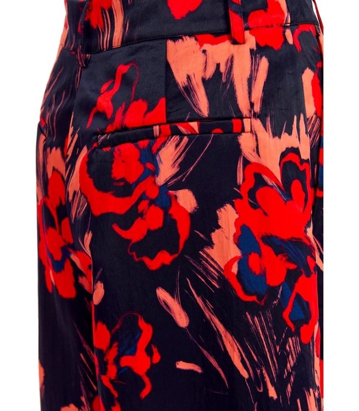 Essentiel Antwerp  Gazpacho Blue And Red Wide Leg Trousers