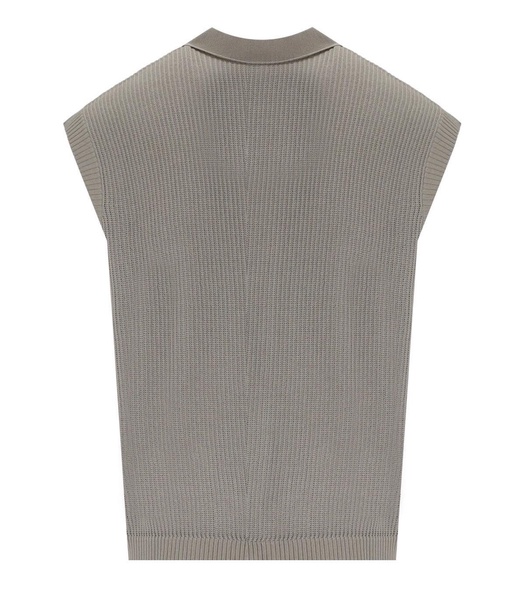 Emporio Armani  Moon Rock Sleeveless Cardigan