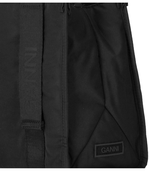 Ganni  Tech Black Handbag