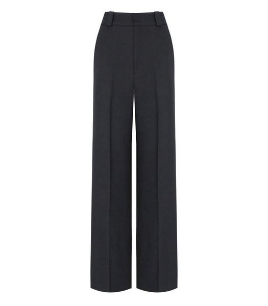 Essentiel Antwerp  Ghoul Black Wide Leg Trousers