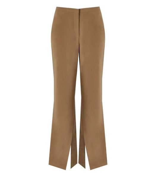 Stine Goya Leah Coffee Brown Flare Trousers