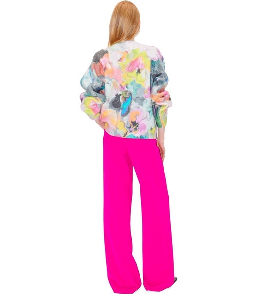 Stine Goya Timo Fuchsia Wide Leg Trousers