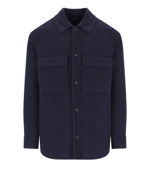 Emporio Armani  Navy Blue Wool Jacket