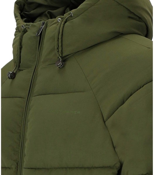 Daily Paper Relaxed Green Hooded Padded Jacket