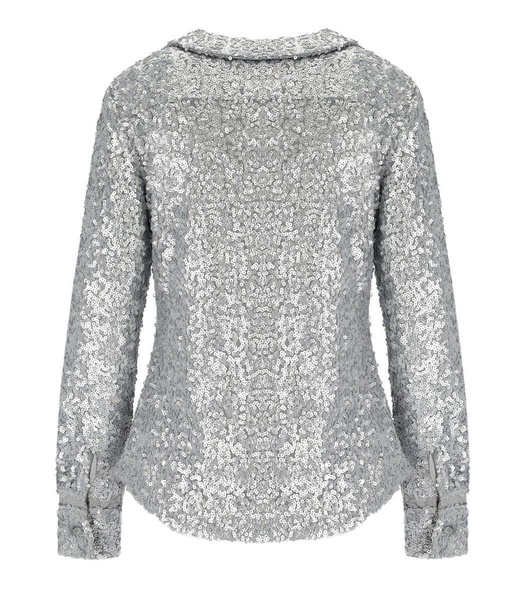 Stine Goya Grey Sequins Shirt