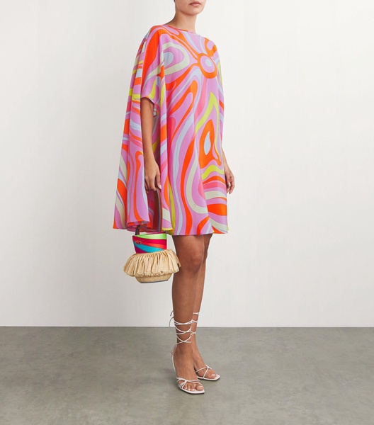 Silk Printed Kaftan