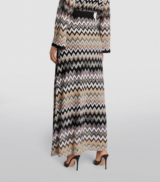 Zigzag Maxi Skirt