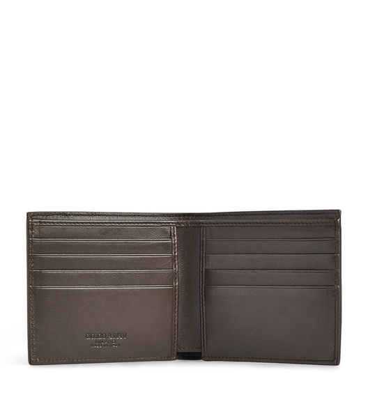 Leather Logo Bifold Wallet