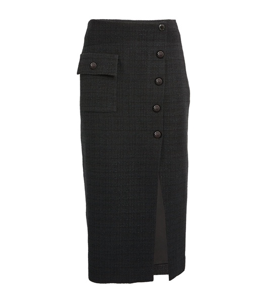 Tweed Midi Skirt