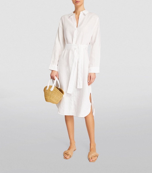 Linen Dania Midi Shirt Dress