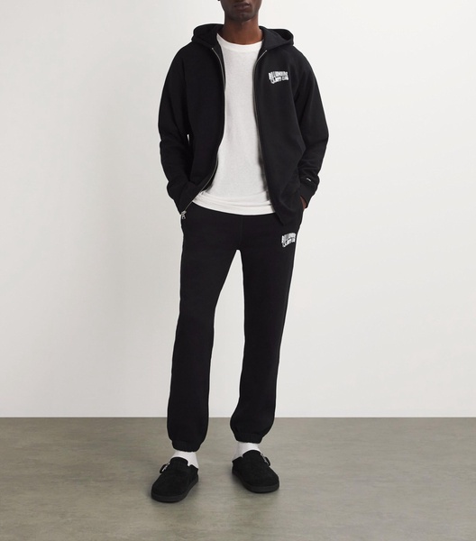 Cotton Logo Zip-Up Hoodie