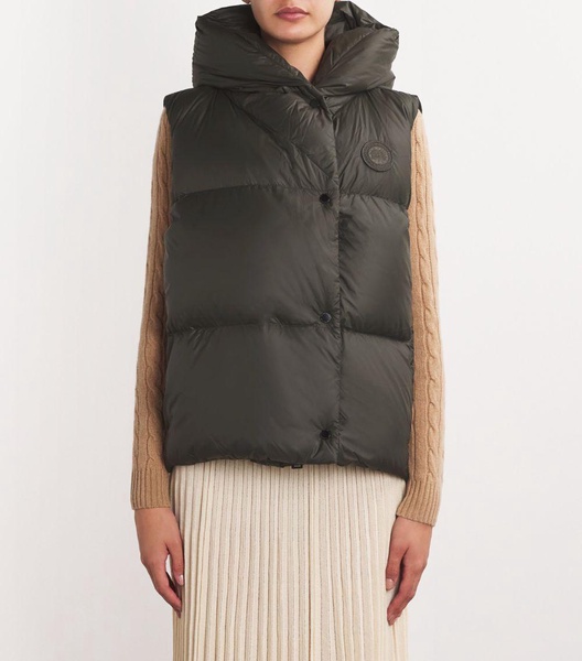 Down-Filled Rhoda Hooded Gilet