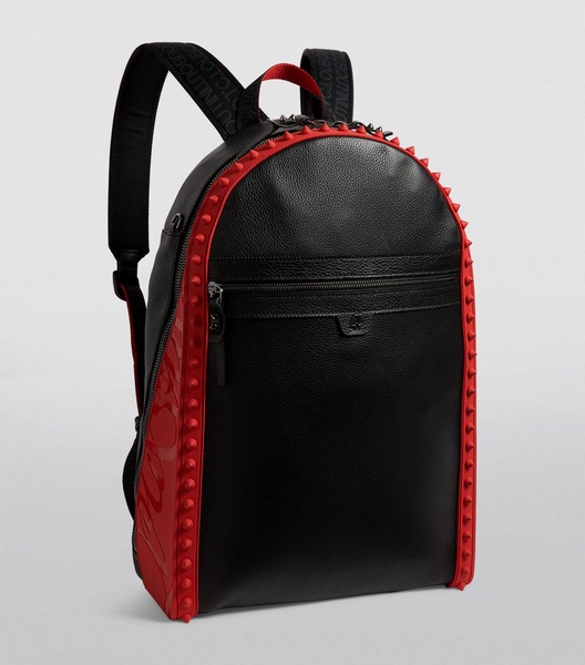 Backparis Leather Studded Backpack