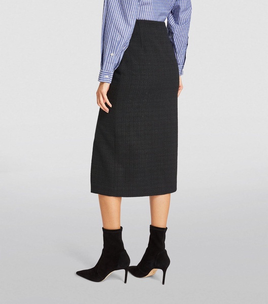 Tweed Midi Skirt