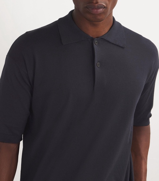 Tiago Cotton-Cashmere Polo Shirt 