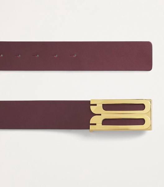 Leather Jumbo Frame Belt 