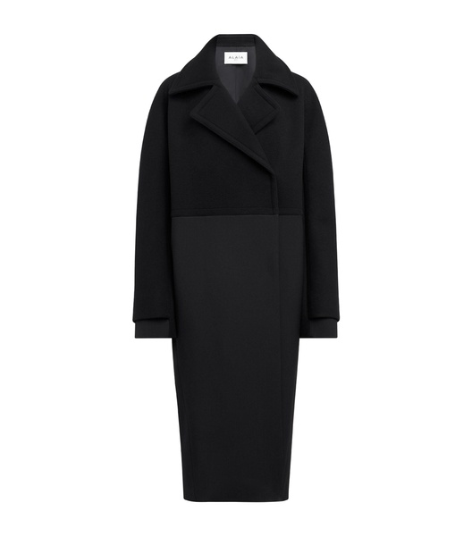 Stretch-Virgin Wool Coat 