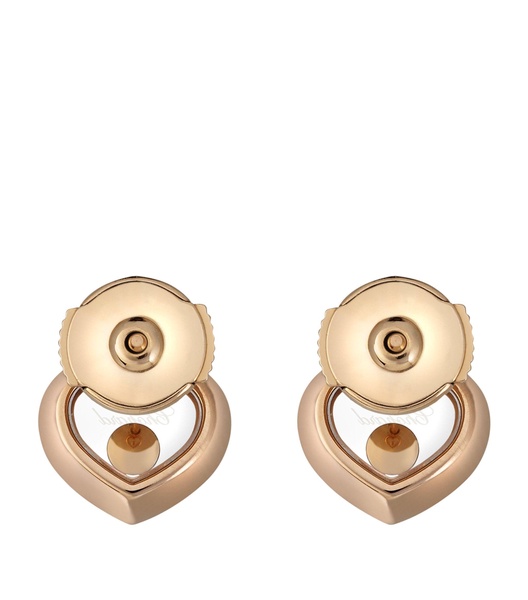 Rose Gold And Diamond Happy Diamonds Icons Earrings