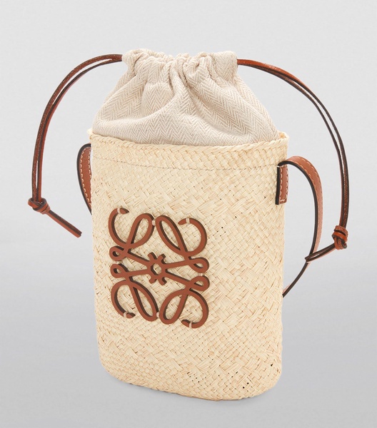 x Paula’s Ibiza Straw Bucket Bag