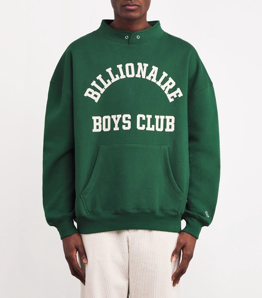 Stand-Collar Logo Sweatshirt