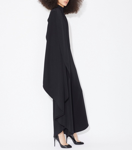 Virgin Wool Backless Jumpsuit