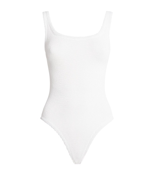 Square-Neck Swimsuit