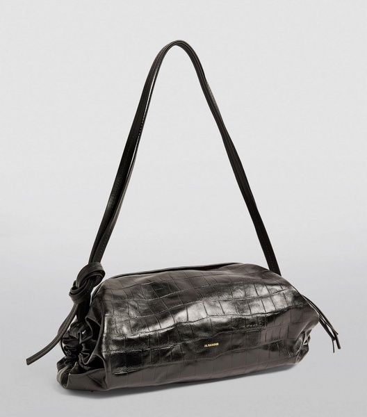 Medium Drawstring Detail Shoulder Bag