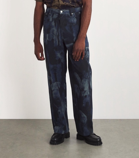 Printed Pine Jeans