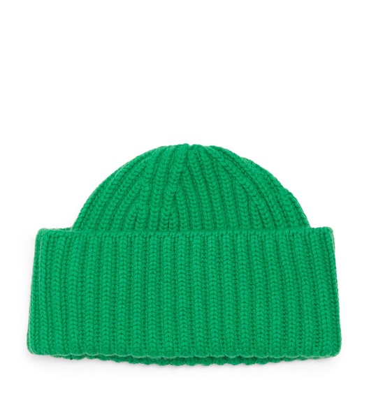 Cashmere Ribbed Beanie