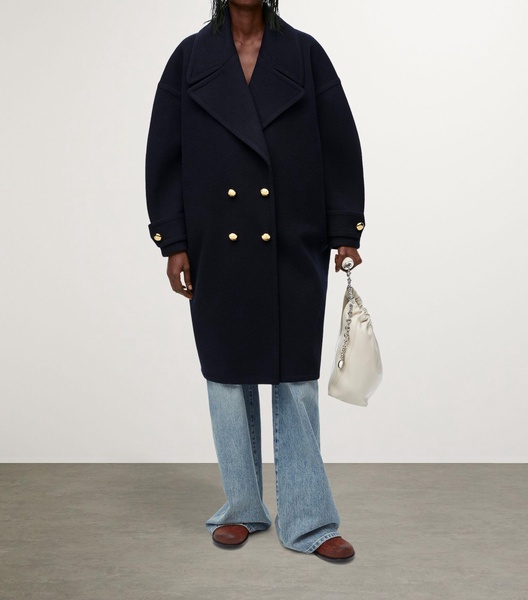 Wool Pebble Pea Coat