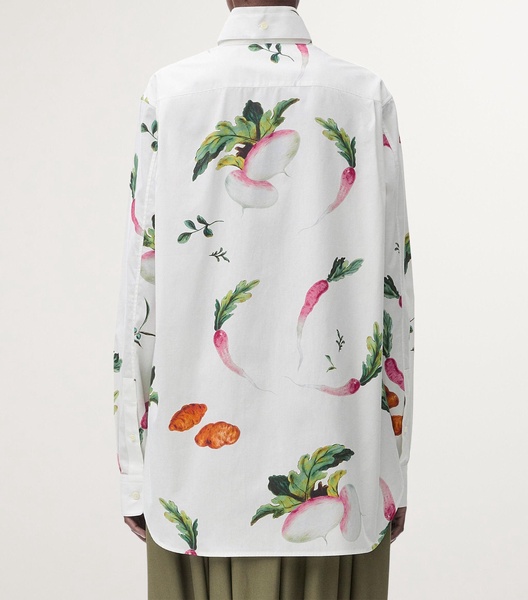 Cotton Poplin Printed Shirt