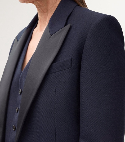 Wool-Blend Twill Jacket 