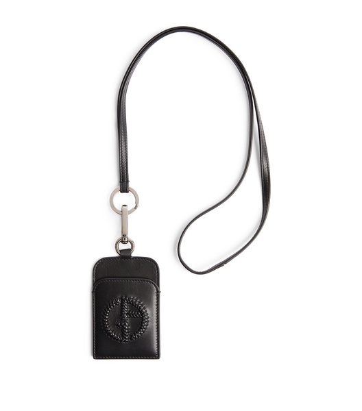 Leather Logo Badge Holder