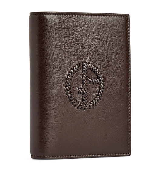 Leather Logo Passport Holder