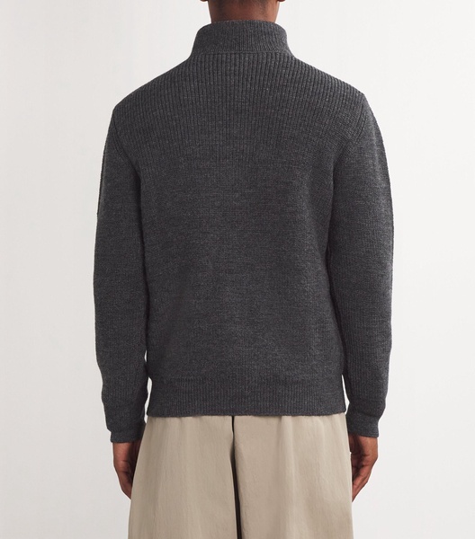 Wool Zipped Sweater