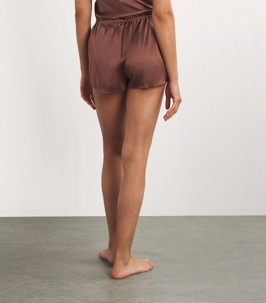 Silk-Blend Shorts