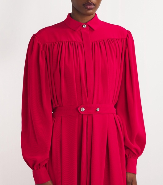 Shirt-Detail Gown