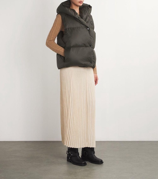 Down-Filled Rhoda Hooded Gilet