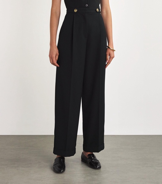 Wool-Blend Trousers