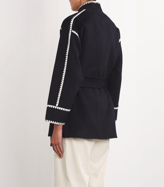 Double-Faced Cropped Gicolori Jacket