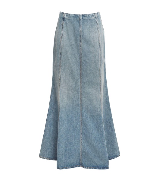 Denim Maxi Skirt