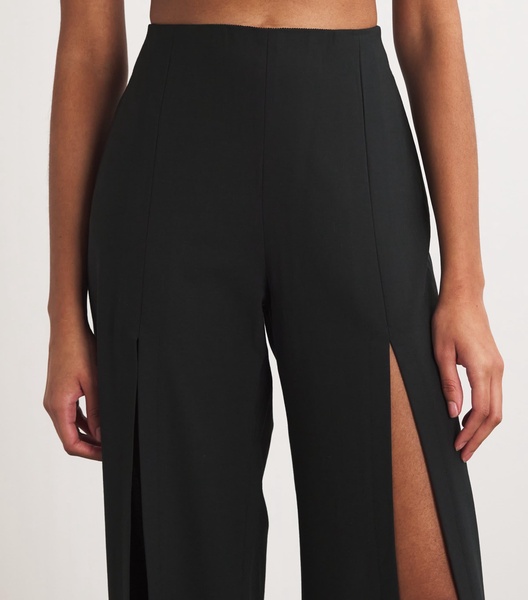 Front Slit Tailored Trousers