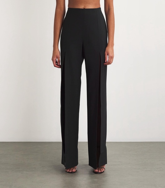 Front Slit Tailored Trousers