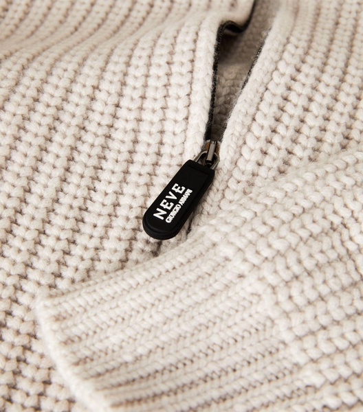 Cashmere Zip-Up Cardigan