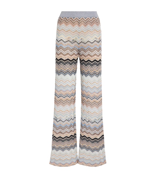 Chevron-Knit Trousers