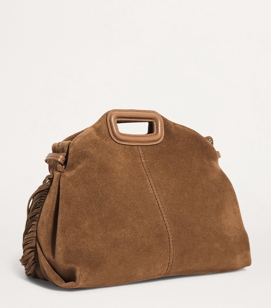 Suede Miss M Shoulder Bag